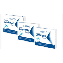 3 x SANPROBI STRESS PROBIOTIC 20 CAPSULES
