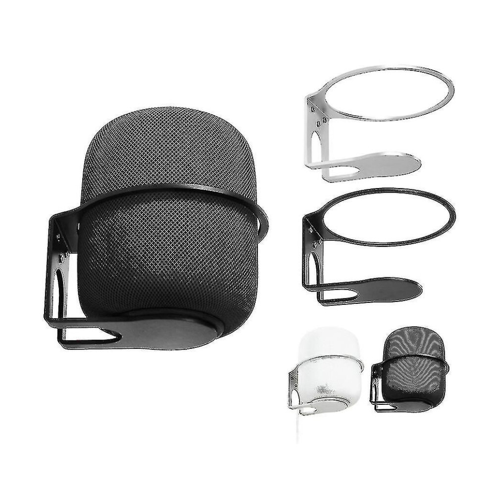 (Grey) Wall Mount Bracket Holder For Homepod 2 - Speaker Management And Storage Rack Grey