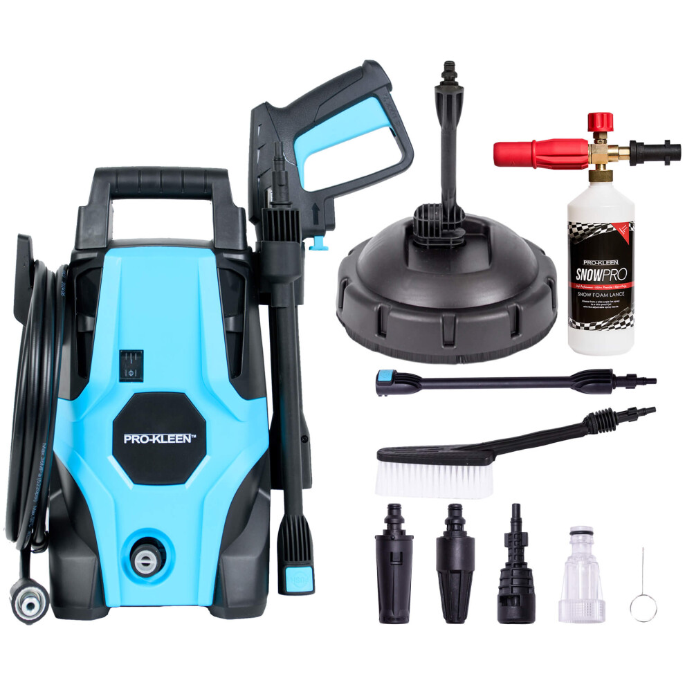 Pressure Washer Kit with Snow Foam Lance & Patio Cleaner