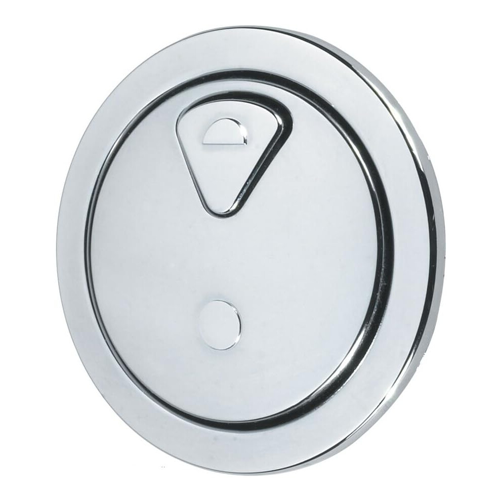 Thomas Dudley 73.5Mm Vantage Dual Flush Round Push Button Chrome 327732 8000000005427