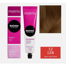Matrix Socolor Pre-Bonded Permanent Color (12N Super Light Blonde)90ml