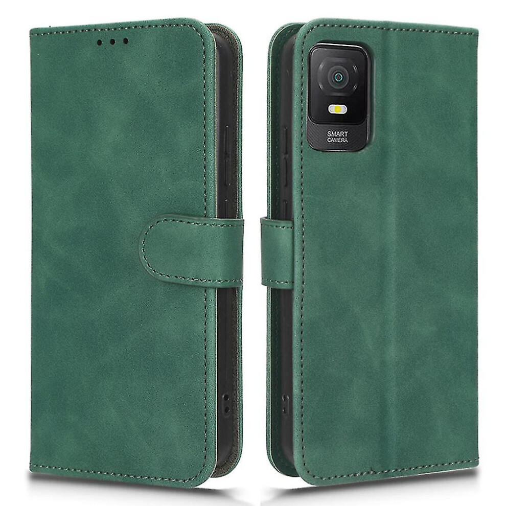 (Green) For Tcl 403 Mobile Phone Case Stand Wallet Shockproof Tpu Pu Leather Phone Cover Green 8994439397683