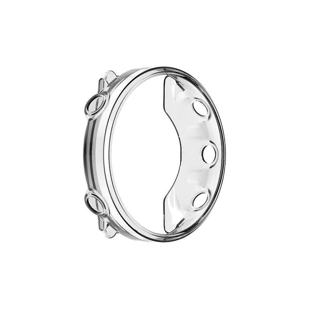 (Transparent ) Protective Case For Polar Vantage M Watch Protective Case Transparent Tpu Half-Clad Shell Spare Part For Polar Vantage M2 Gray 8994439464743