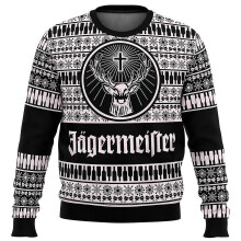 (XL, 1) Jagermeister Ugly Christmas Sweater Christmas Sweater Gift Santa Claus Pullover Men 3d Sweatshirt And Top Autumn And Winter Clot