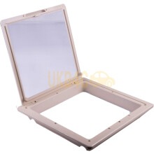 UKB4C 280 x 280mm Roof Sky Light Caravan Motorhome Flynet Beige Rooflight