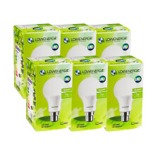 (6 Pack) Lowenergie LED Light Bulb B22 Bayonet, 7W, 60w Equivalent, Day White 6000K SAD, Traditional A60 GLS A+ Bright Energy Saving Lamp