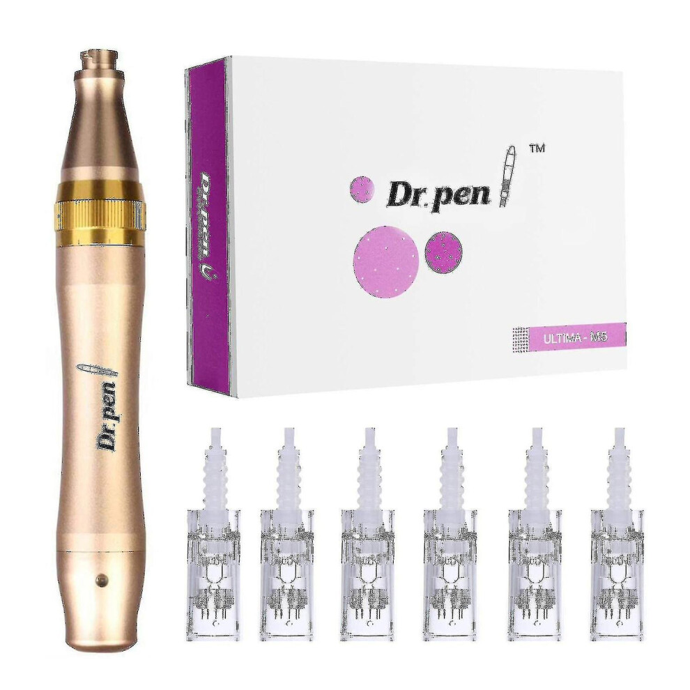 (US Adapter) Dr Pen Ultima M7 Wireless Microneedle Pen 12 Needles Nano Microneedle Introducer