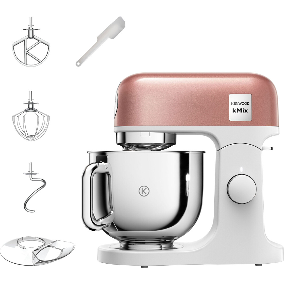 Kenwood kMix Metallics KMX760API Stand Mixer  Apricot Pink, 1000W
