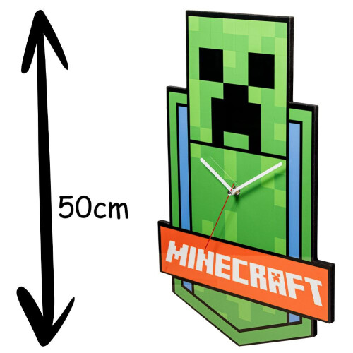Minecraft Minecraft XL Premium Metal Wall Clock 1