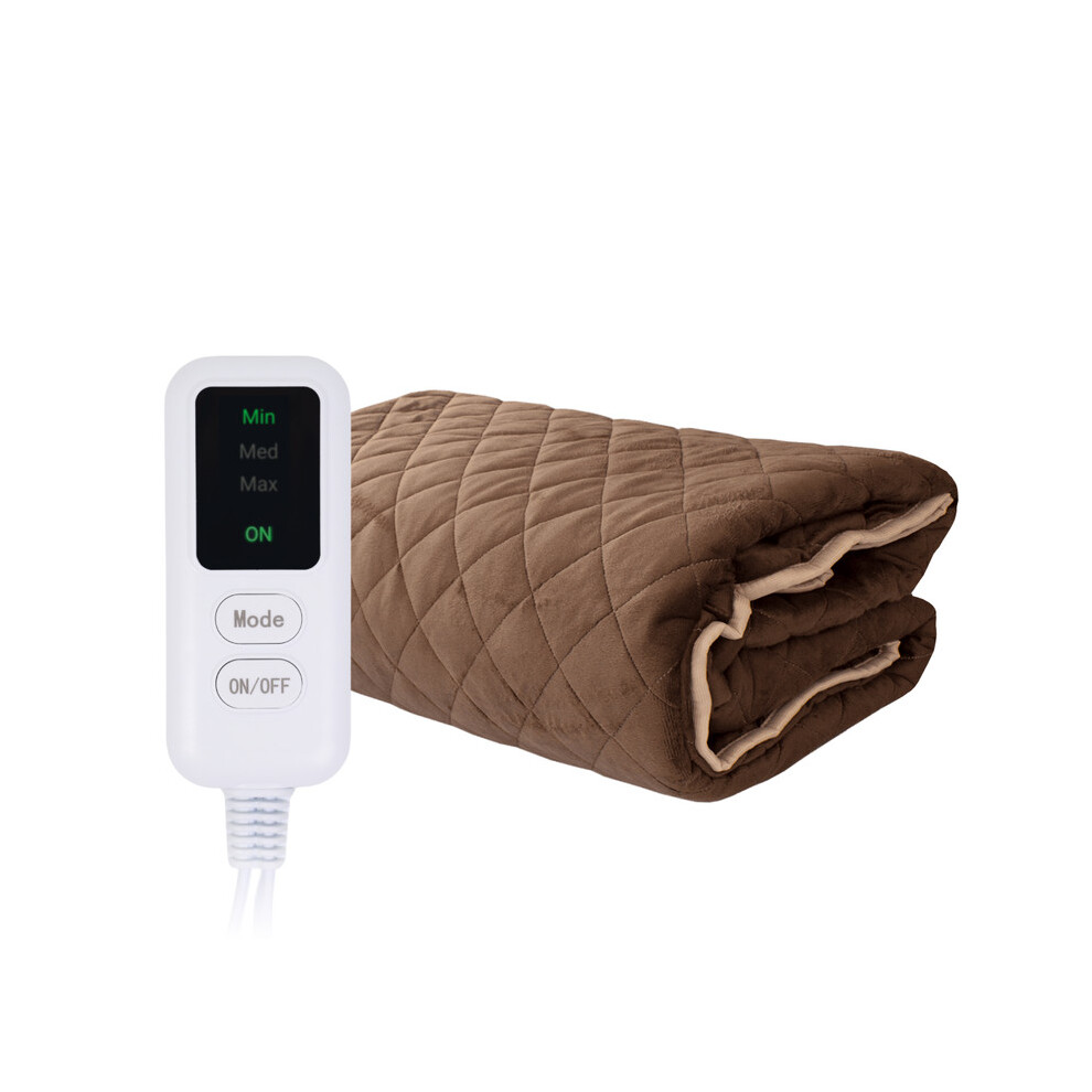 Manta EléCtrica Calefactable De 150 X 180 Cm, 2 Zonas, 3 Modos, Apagado AutomáTico-image