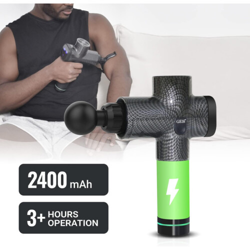 Massagepistole, Perkussionsmassagepistole, 9 Köpfe, Tiefengewebe, GESS 2