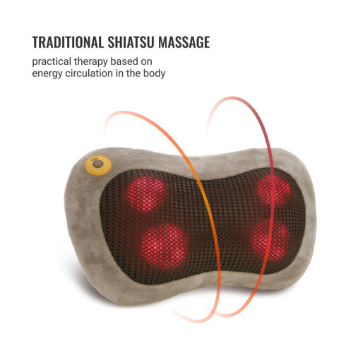 GESS Eletric Shiatsu Deep Kneading Massage Pillow 2
