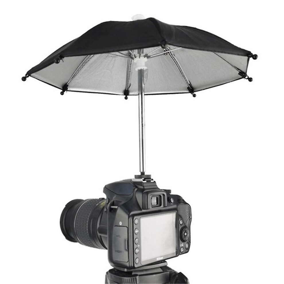 Hot Shoe Umbrella/Sunshade, Protects Camera From Rain, Bird Droppings, Sunlight, Snow, Camera Umbrella, Waterproof Camera Accessory 8994439414694
