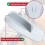 SPARES2GO Control Knobs for Vaillant VUW Boiler Temperature On Off Switch Dial (Pack of 2, Grey, 45mm) 6
