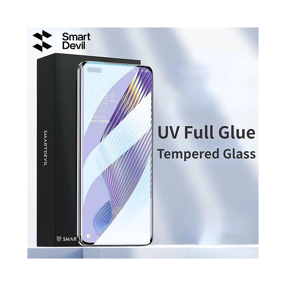 (Honor Magic 5) 2Pcs Uv Full Glue Tempered Glass Film For Honor Magic 5 Pro Huawei Mate 50 Pro P60 Pro Hd Full Cover Screen Protector 8994439415622