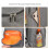 Lightweight, waterproof, insulated 20 liter black backpack 3
