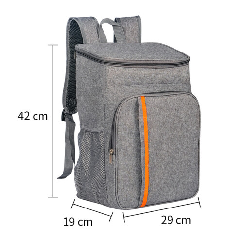 20L lightweight waterproof thermal backpack gray