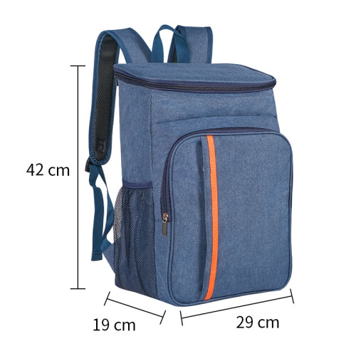 20L lightweight waterproof thermal backpack navy blue