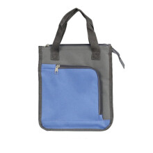 Isolierte Kühltasche mit breitem Griff, wasserdicht, tragbar, Blau