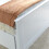 Bedmaster (White) Enzo Wooden 3 Drawer Bookcase Bed Single White Grey 6