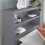 Bedmaster (Grey) Enzo Wooden 3 Drawer Bookcase Bed Single White Grey 5