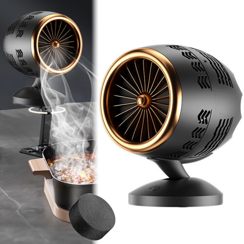 Portable Mini Smoke Purifier with USB for Kitchen & BBQ
