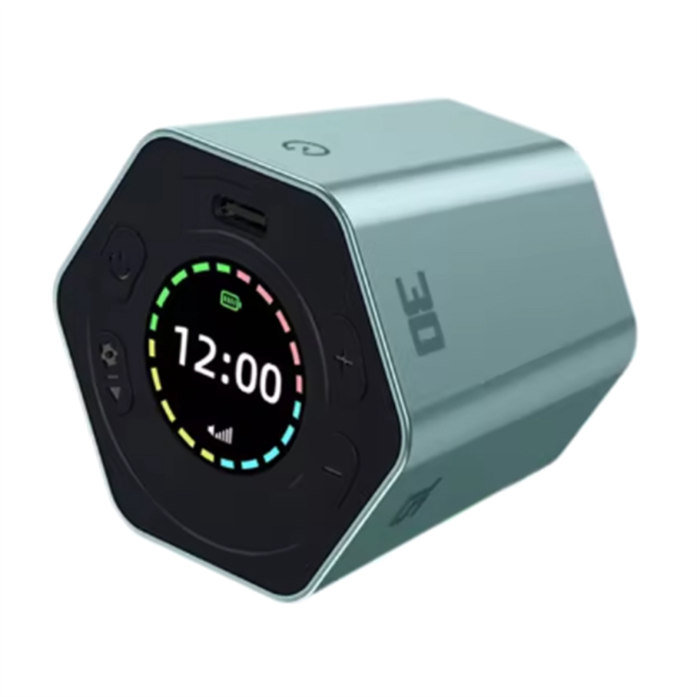 Mute Vibrate Digital Desk Hexagon Magnetic Flip Focus Time