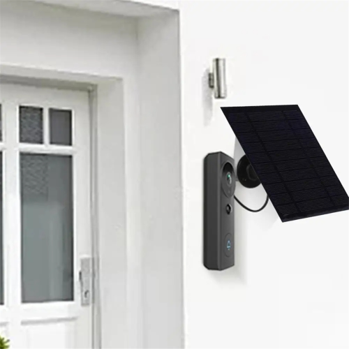 6W Solar Panel Doorbells Security Cameras Lights Charging Panel 2
