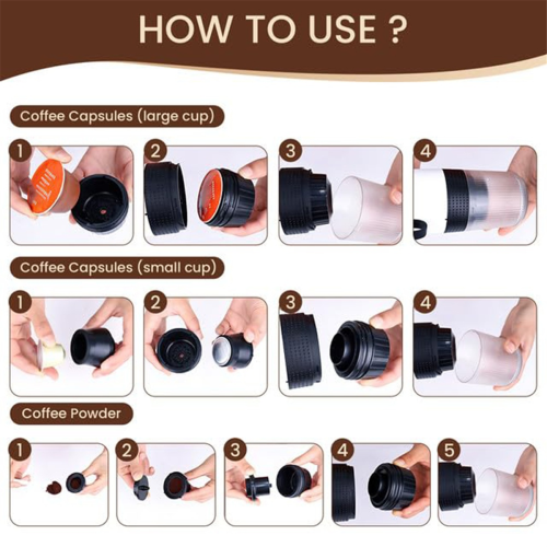 Portable Coffee Machine, Electric Espresso Machine, Capsule Machine 2