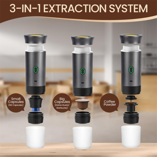 Portable Coffee Machine, Electric Espresso Machine, Capsule Machine 1