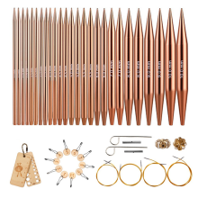 Aluminum Circular Knitting Needles Set Interchangeable Crochet Hooks