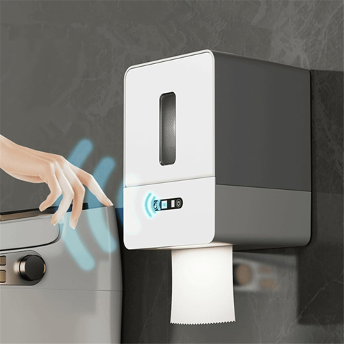 Smart Touchless Toilet Paper Dispenser, with Night Light,USB Charging 1