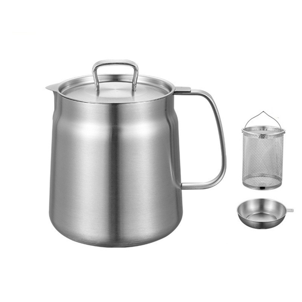Oil Filter Multi-Function Frying Basket Large Capacity Oil Filter Pot-image-OPC-PFWNC5H-NEW
