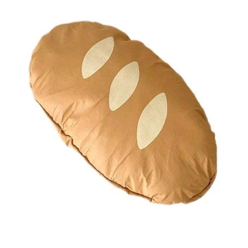 Cartoon Bread-Shaped Foldable Shopping Bag