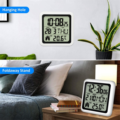 Large Waterproof Bathroom Wall Clock 1