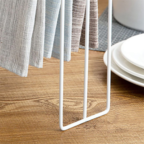 Suporte vertical para toalhas de prato de bancada de cozinha 2