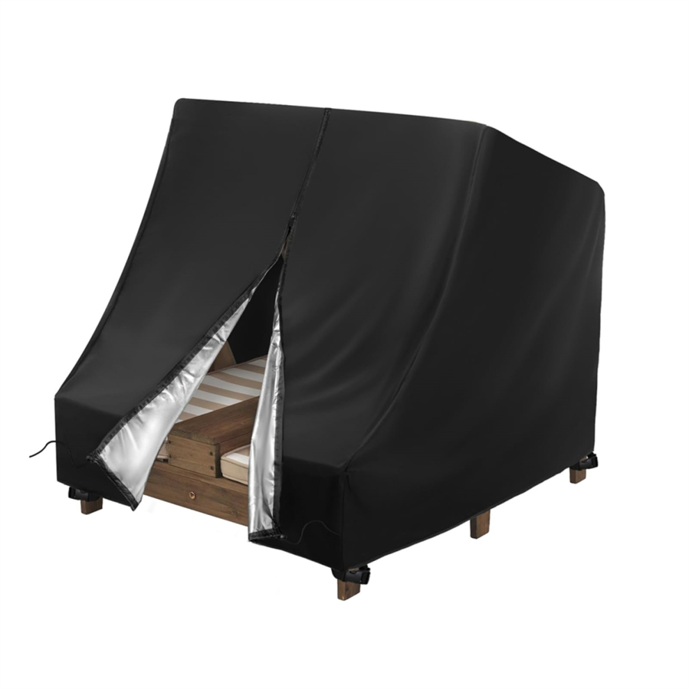 Outdoor Chaise Lounge Cover for Kid Double Chaise Lounge