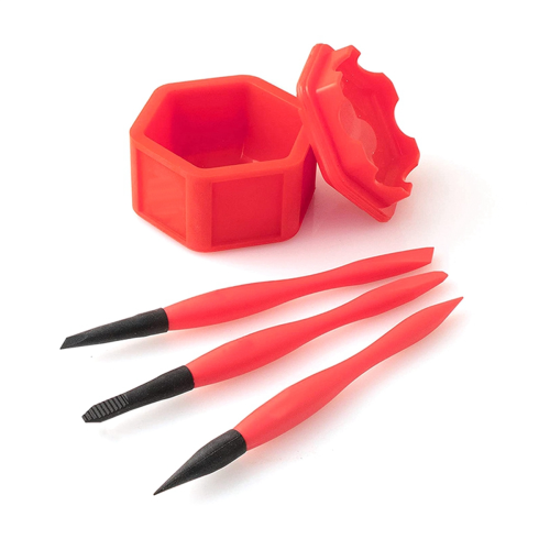 Compact Silicone Glue Brush Woodworking Glue Applicator Set