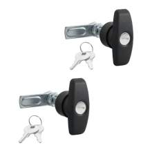 2 RV Trailer T-Handle Locks Cam Locks, Cabinet Locks, Drawer Locks