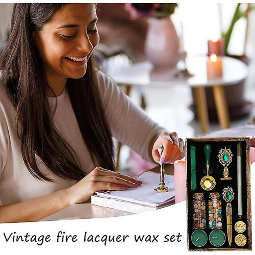 (B) Vintage Wax Seal Stamp Set 2