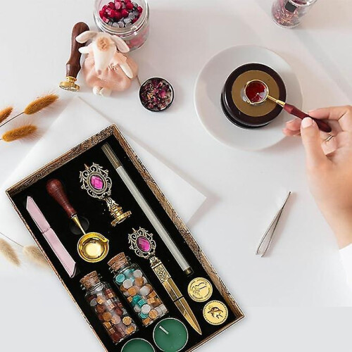 (C) Vintage Wax Seal Stamp Set 2