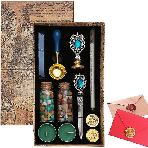 (A) Vintage Wax Seal Stamp Set