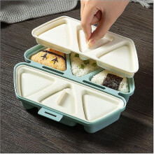 1 Piece - Triangle Sushi Mold To Make 6 Onigiri At A Time Onigiri - Non-stick - Tools For Making Sus