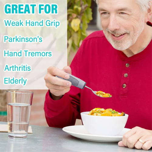 Adaptive Utensils Set, Adaptive Utensils 4pcs for Hand Tremors 2