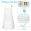 10 Pack Kids Apron Adjustable Children Apron with 2 Pockets White 3