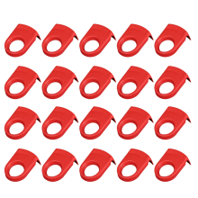 clipes de garrafa de coquetel, clipes de plástico para porta-garrafas, vermelho