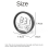 LED Digital Wall Clock with Temperature, Humidity & Date Display – Alarm Clock, Wall-Mounted Thermometer for Kitchen/Study, White 6
