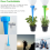Adjustable dripper automatic watering kit Green 6