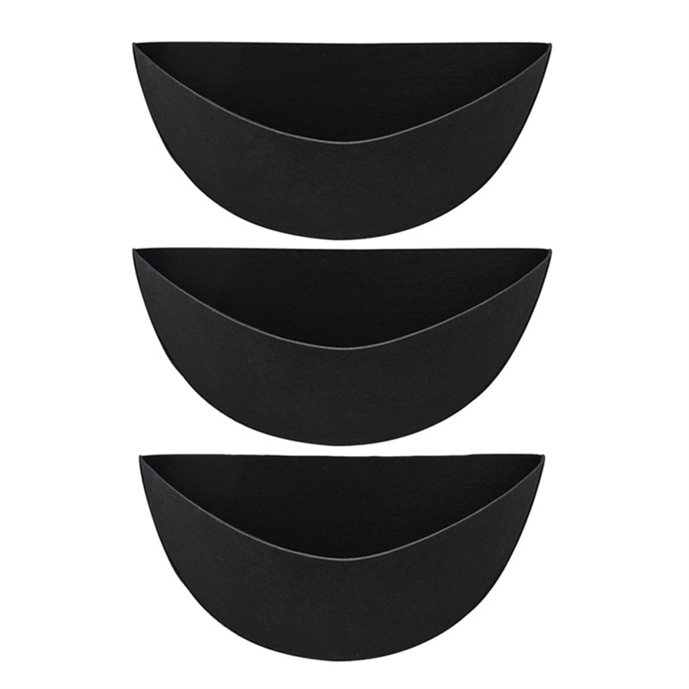 3PCS 16 Inch Half Round Planter Liners Fabric Plant Liners