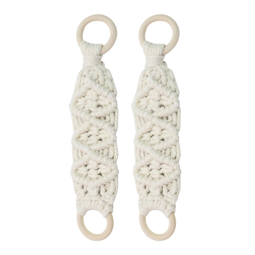2 PCS Hanging Kitchen Towels Ring Crochet Hanging Dish Towel